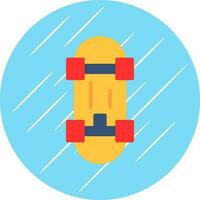 Skateboard Vector Icon Design