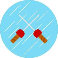 Fencing Vector Icon Design