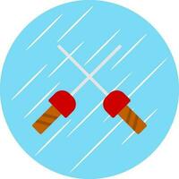 Fencing Vector Icon Design