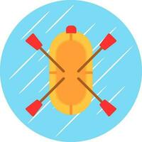 Rafting Vector Icon Design