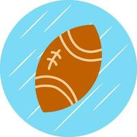 Rugby ball Vector Icon Design