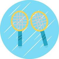 diseño de icono de vector de bádminton