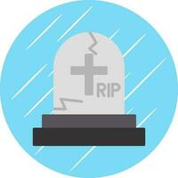 diseño de icono de vector de cementerio