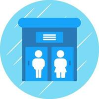 Public toilet Vector Icon Design