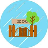 diseño de icono de vector de zoológico