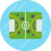 Football field Vector Icon Design