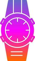 diseño de icono de vector de reloj de pulsera