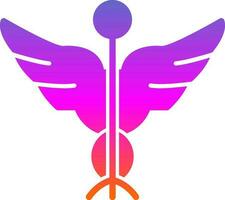 Caduceus Vector Icon Design