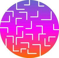 Labyrinth Vector Icon Design