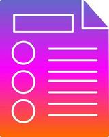 Checklist Vector Icon Design