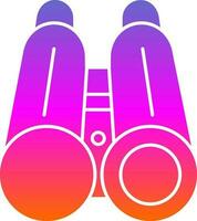 Binoculars Vector Icon Design