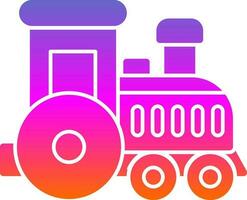 Toy train Vector Icon Design