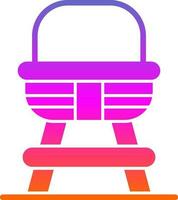 Baby chair Vector Icon Design