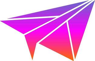 Paper plane Vector Icon Design