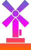 Windmill Vector Icon Design