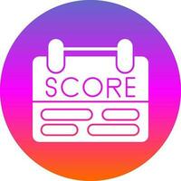 Scoring Vector Icon Design