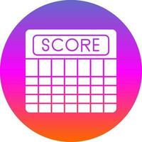 Score Vector Icon Design