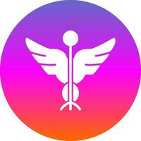 Caduceus Vector Icon Design