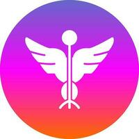 Caduceus Vector Icon Design