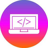 code programming Vector Icon Design