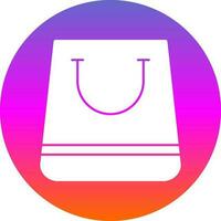 diseño de icono de vector de bolsa de compras