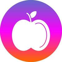 diseño de icono de vector de manzana