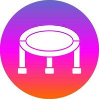 Trampoline Vector Icon Design