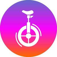 Unicycle Vector Icon Design