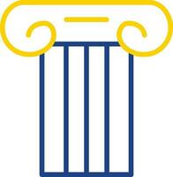 Ancient pillar Vector Icon Design
