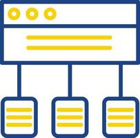 Data flow Vector Icon Design