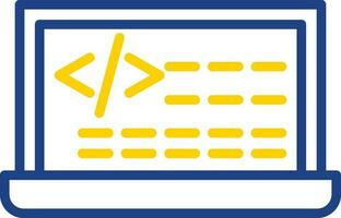 Coding Vector Icon Design