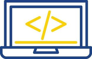code programming Vector Icon Design