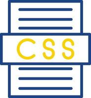 Css file Vector Icon Design