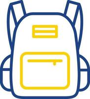 School bag Vector Icon Design