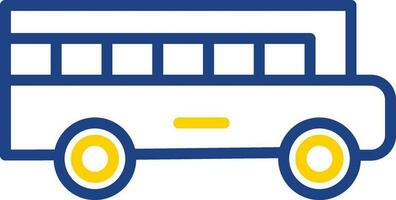 colegio autobús vector icono diseño