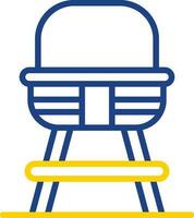 Baby chair Vector Icon Design