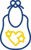 Baby bib Vector Icon Design