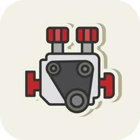 Engines Vector Icon Design