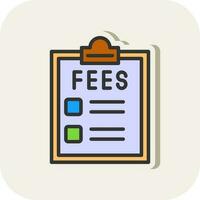 Fees Vector Icon Design