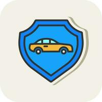 Car insurance Vector Icon Design