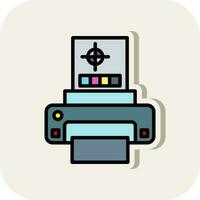 Print test Vector Icon Design