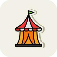 diseño de icono de vector de circo