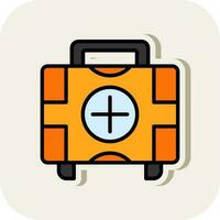 First aid kit Vector Icon Design