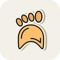 Paw Vector Icon Design