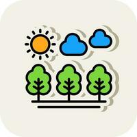 Forest Vector Icon Design