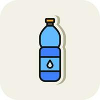 Plastic bottles Vector Icon Design