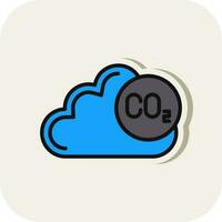 diseño de icono de vector de co2