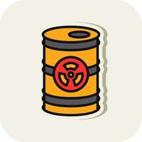 Radioactive Vector Icon Design