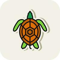 diseño de icono de vector de tortuga