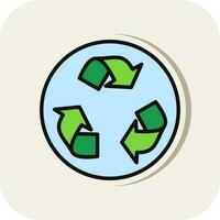 Recycle Vector Icon Design